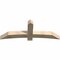 Ekena Millwork Bellingham Rough Sawn Timber Gable Bracket, Douglas Fir, 72"W x 27"H x 6"D x 6"F, 9/12 Pitch GBW072X27X0606BEL00RDF - alternate 5